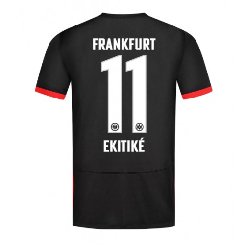 Moški Nogometni dresi Eintracht Frankfurt Hugo Ekitike #11 Gostujoči 2024-25 Kratek Rokav